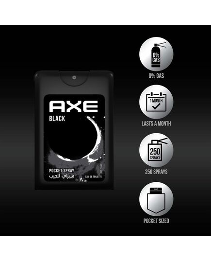 Axe Pocket For Men Black Mcqueen 17ML