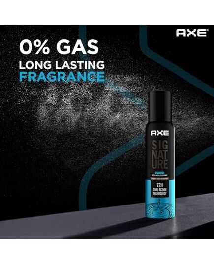 AXE Signature Champion Body Deodorant| Fresh Aqua Fragrance| 72H Odour Protection | 122 ML