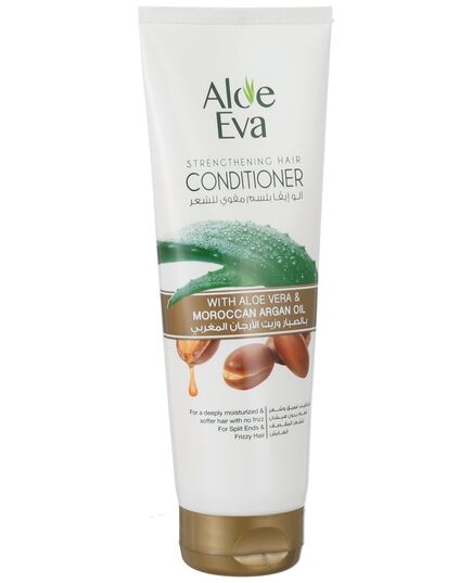 Aloe Eva Strengthening Hair Conditioner with Aloe Vera and Moroccan Argan Oil - 230 ml