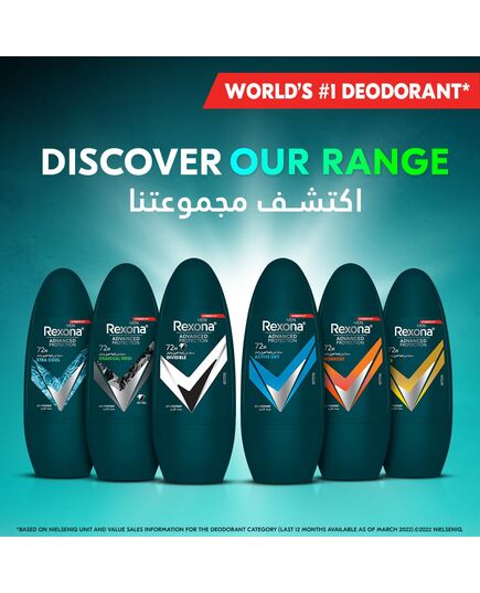 Rexona Roll On For Men Anti Bacterial Invisible 50ml