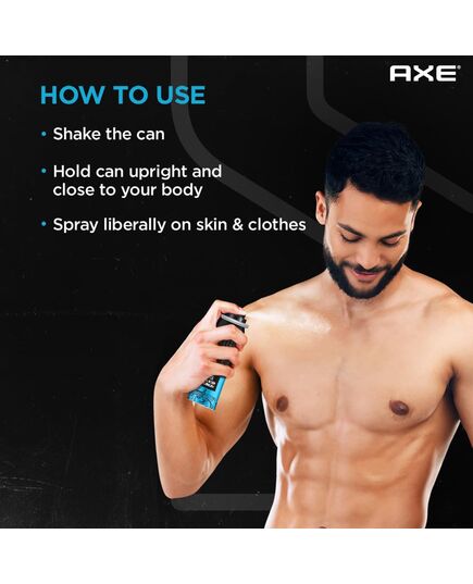 AXE Signature Champion Body Deodorant| Fresh Aqua Fragrance| 72H Odour Protection | 122 ML