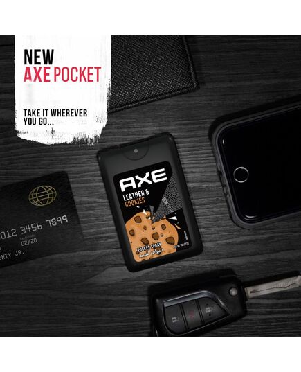 Axe Pocket For Men Leather & Cookies 17ML