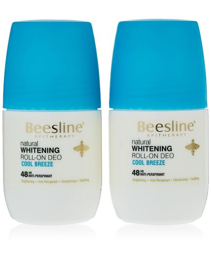 Beesline Cool Breeze Fragrance Whitening Roll-On Deodorant 50 ml 1+1 Free