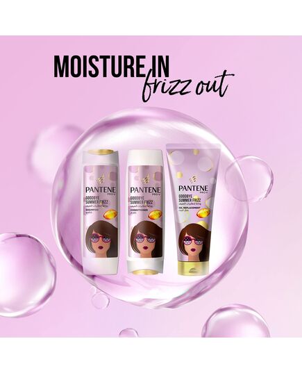 Pantene Pro-V Goodbye Summer Frizz Shampoo with 72H Frizz Control, 400 ml