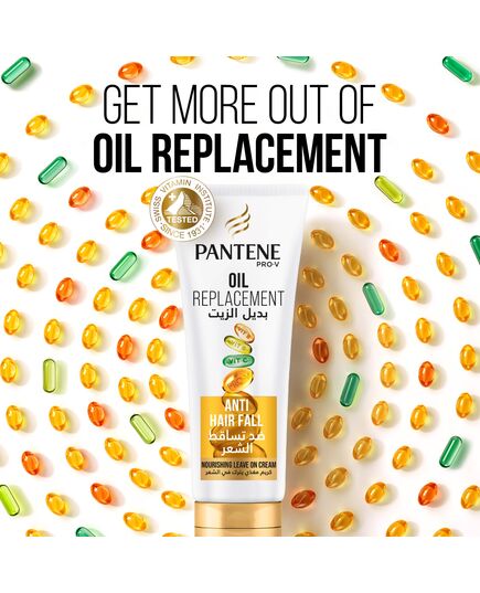 Pantene pro v anti hair fall oil replacement for hair prone to break, leave in conditioner, 275 ml, multicolor