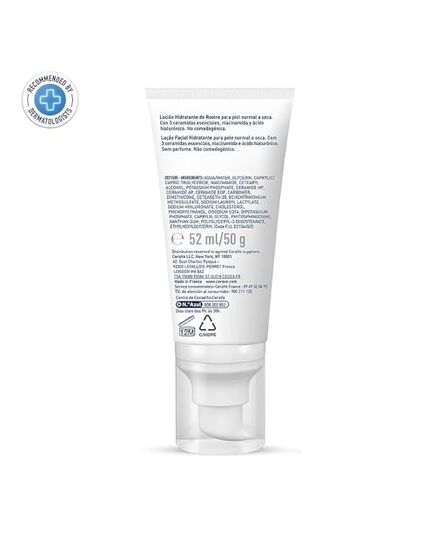 CeraVe - PM Facial Moisturising Lotion For Normal to Dry Skin - 52ml/1.75oz