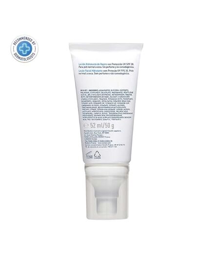 CeraVe Feuchtigkeitsspendende Gesichtscreme mit LSF 30: hydratisierende Tagescreme mit Lichtschutz für normale bis trockene Haut, 1 x 52ml