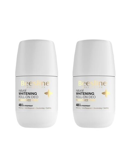 Beesline Whitening Roll On Deodorant Fragrance Free 2x50ML (50% Discount on 2nd Piece)