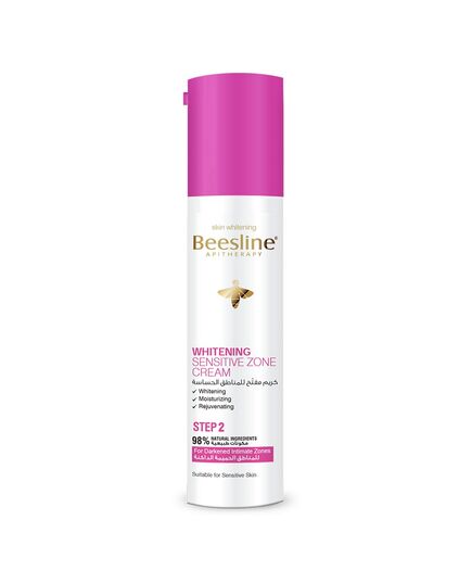 Beesline Whitening Sensitive Zone Cream For Darkened Intimate Areas & Moisturizing - 50 ml