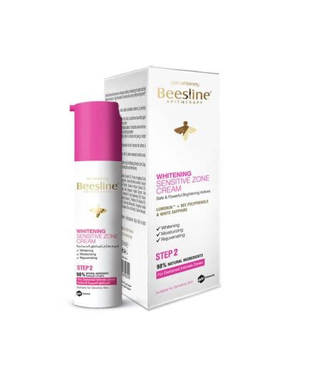 Beesline Whitening Sensitive Zone Cream For Darkened Intimate Areas & Moisturizing - 50 ml