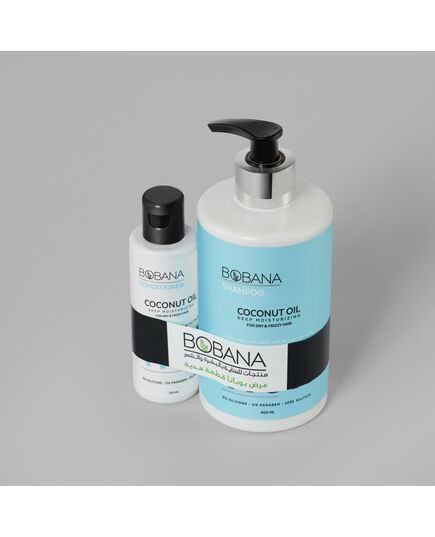 Bobana Shampoo Coconut Oil 400 ML + Gift Conditioner Coconut Oil 100 ML