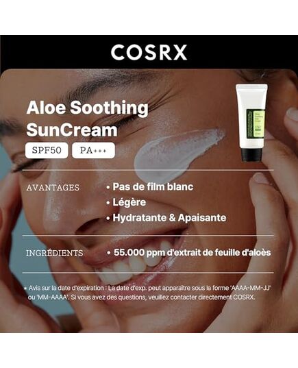 COSRX aloe soothing sun cream
