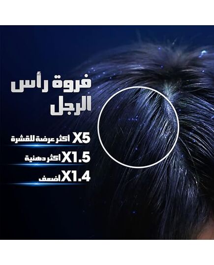 CLEAR Men 3in1 Shampoo for men, anti dandruff shampoo for Hair, Face & Body, Active Clean, 100% dandruff-free scalp, refreshed & moisturized skin, 550ML