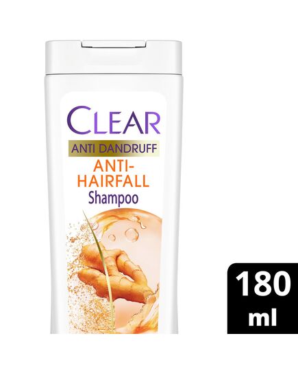 CLEAR Anti Dandruff 2IN1 Shampoo and Conditioner Anti Hairfall, for 10X Stronger Hair, 180ML