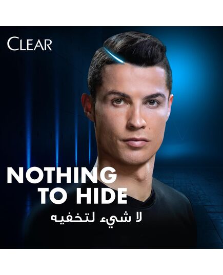 CLEAR MEN Complete Care 3in1 Shampoo, For Hair, Face & Body With Activated Charcoal, for 100% dandruff free hair and moisturized skin, 900ml