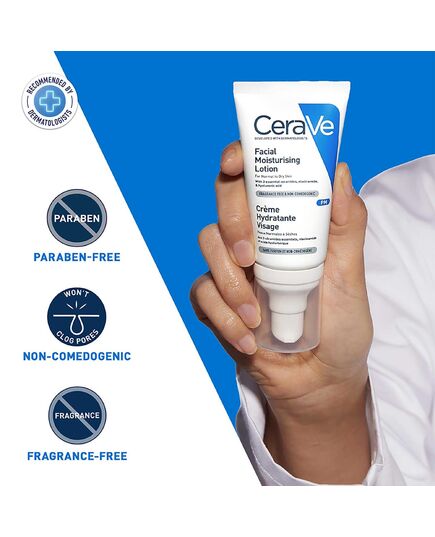 CeraVe - PM Facial Moisturising Lotion For Normal to Dry Skin - 52ml/1.75oz