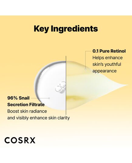 COSRX Glass Skin Starter Set, Advanced Snail 96 Mucin Power Essence (1.69 fl.oz*2) & Retinol 0.1 Cream Mini (0.1 oz), Daily Hydrating & Firming Skincare Kit for Beginners, Gift Set, Korean Skincare