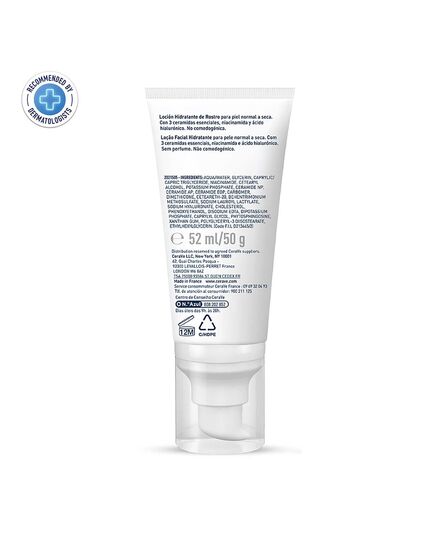 CeraVe - PM Facial Moisturising Lotion For Normal to Dry Skin - 52ml/1.75oz