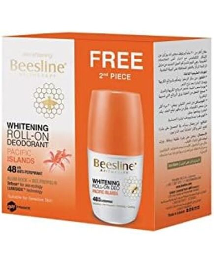 Beesline Pacific Island Whitening Roll On Deodorant 2 x 50 ml