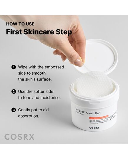 COSRX BHA Toner Pads, 70 Sheets, Exfoliating Pads for Dead Skin & Blackheads, Minimize Pores, Prevent Breakouts, Improve Skin Texture, Korean Skin Care