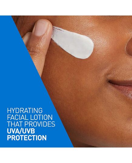 CeraVe Feuchtigkeitsspendende Gesichtscreme mit LSF 30: hydratisierende Tagescreme mit Lichtschutz für normale bis trockene Haut, 1 x 52ml