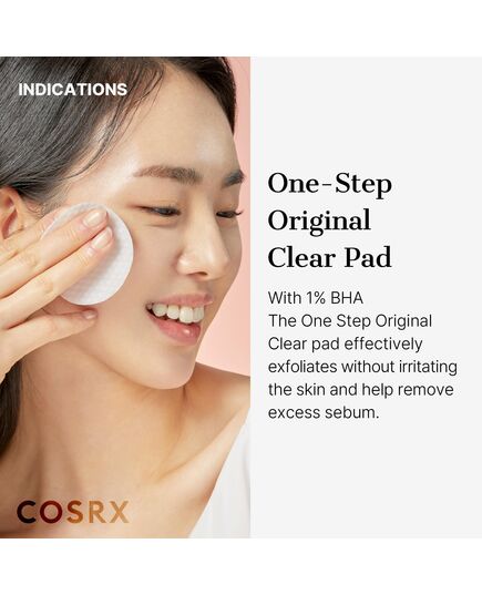 COSRX BHA Toner Pads, 70 Sheets, Exfoliating Pads for Dead Skin & Blackheads, Minimize Pores, Prevent Breakouts, Improve Skin Texture, Korean Skin Care