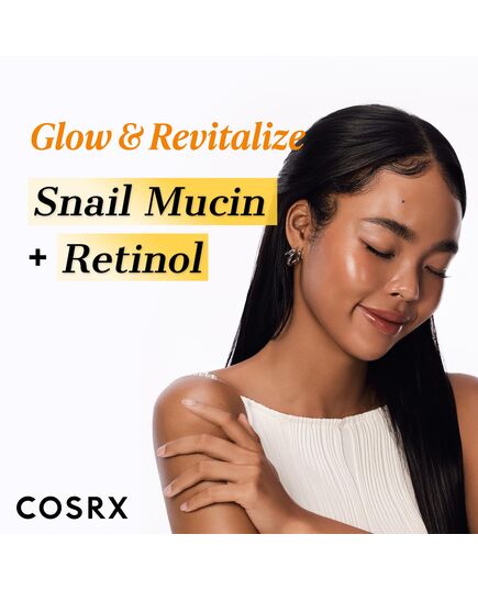 COSRX Glass Skin Starter Set, Advanced Snail 96 Mucin Power Essence (1.69 fl.oz*2) & Retinol 0.1 Cream Mini (0.1 oz), Daily Hydrating & Firming Skincare Kit for Beginners, Gift Set, Korean Skincare