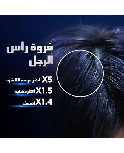 CLEAR Men 3in1 Shampoo for men, anti dandruff shampoo for Hair, Face & Body, Active Clean, 100% dandruff-free scalp, refreshed & moisturized skin, 550ML