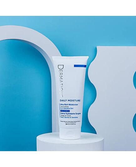 Dermatik full body cream for treating eczema, softening, smoothing, and moisturizing the skin. Suitable for dry, sensitive, and normal skin, 125 ml