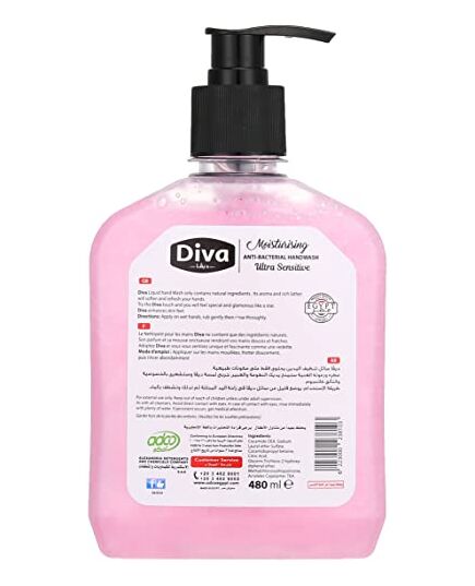Diva Liquid Hand soap 480 Ml Ultra Softness