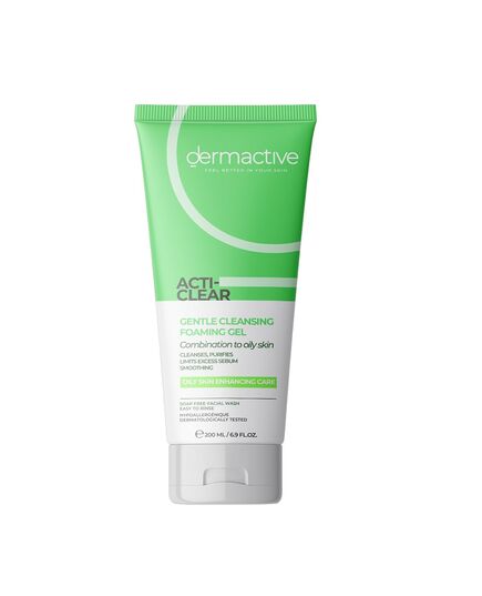 Dermactive Acti-Clear Gentle Cleasnsing Foaming Gel 200Ml / 6.9 Fl.Oz