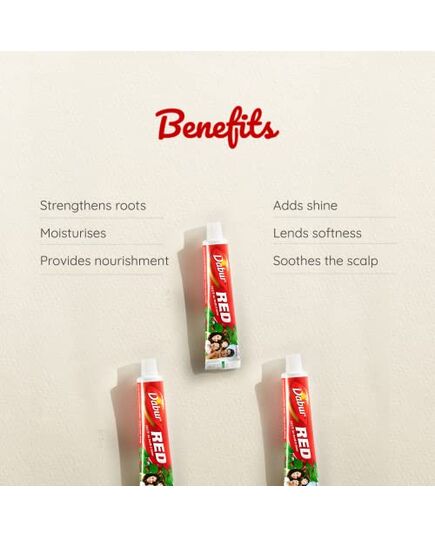 Dabur Red Herbal Toothpaste 100g Herbal Formulation Infused with Ayurvedic Herbs for Naturally Healthy Teeth and Gum