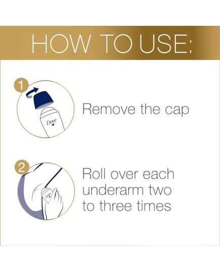 DOVE Even Tone Antiperspirant Deodorant Roll on for Women, Restores underarm skin to its natural tone, Rejuvenating Blossom with Vitamin B3, for 48h sweat & odor protection, 50ml