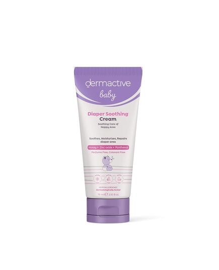 DERMACTIVE Baby Diaper Soothing Cream – 75ml | Protective Barrier Care, Calms Redness, Prevents Irritation & Moisture Rash