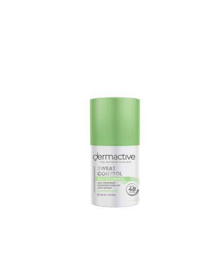 Dermactive Sweat Control Refreshing Roll-On – Aluminium Free- 60ml Stay Dry, Fresh & Confident All Day Long