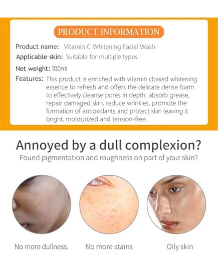 Disaar Vitamin C Whitening Facial Wash 100 ml