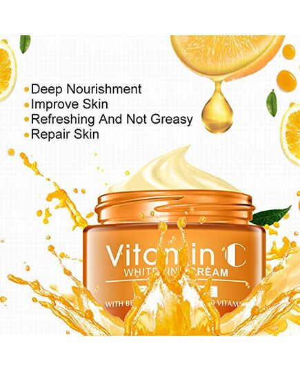 DISAAR Beauty Vitamin С Cream Glow Moisturizing Hyaluronic Acid Nourishment Multi-Function Essence 50ml