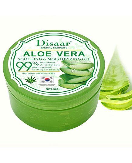 DISAAR BEAUTY Aloe Vera Anti-Acne Gel Cream Mass Sleep-Free Wash Moisturizing Oil, 300ml