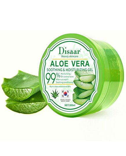 DISAAR BEAUTY Aloe Vera Anti-Acne Gel Cream Mass Sleep-Free Wash Moisturizing Oil, 300ml