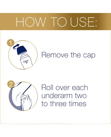 DOVE Even Tone Antiperspirant Deodorant Roll on for Women, Restores underarm skin to its natural tone, Rejuvenating Blossom with Vitamin B3, for 48h sweat & odor protection, 50ml