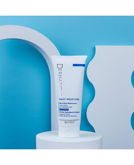 Dermatik full body cream for treating eczema, softening, smoothing, and moisturizing the skin. Suitable for dry, sensitive, and normal skin, 125 ml