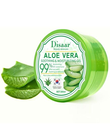 DISAAR BEAUTY Aloe Vera Anti-Acne Gel Cream Mass Sleep-Free Wash Moisturizing Oil, 300ml