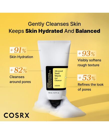 Cosrx Advanced Snail Mucin Gel Cleanser 150ml