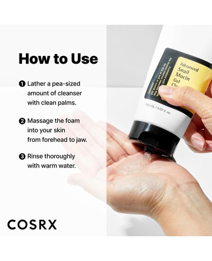 Cosrx Advanced Snail Mucin Gel Cleanser 150ml