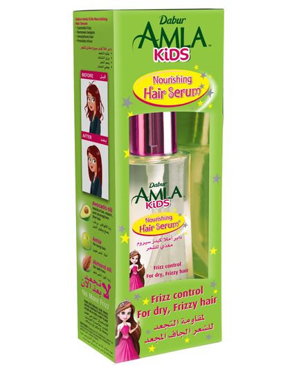Dabur Amla Kids Hair Serum|Frizz Control|For Dry & Frizzy Hair - 50ml