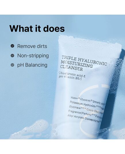 Cosrx Hydrium Triple Hyaluronic Moisturizing Cleanser 150 Ml