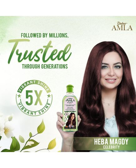 Dabur Amla Jasmine Hair Oil | For Strong, Nourished & Beautiful Shining Colored - 300ml