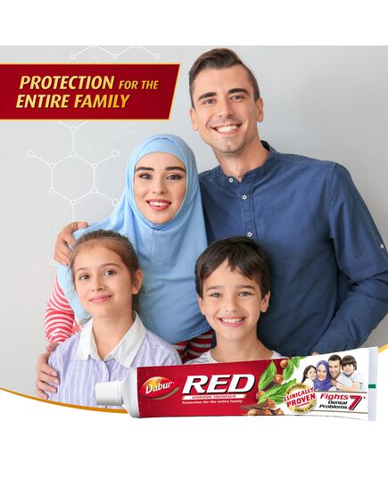 Dabur Red Ayurvedic Toothpaste for Teeth & Gums 4x100g | Enriched with Potent Ayurvedic Ingredients | For Healthy Gums & Strong Teeth | Super Value Pack