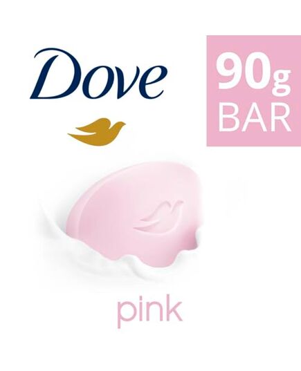 Dove Beauty Cream Bar Soap Pink Made with ¼ moisturizing cream 90G
