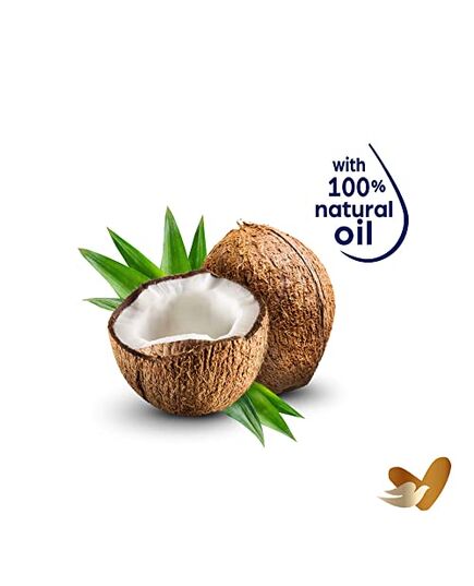 Dove Body Love Restoring Care Body Lotion, made with 100 percent Natural Oils, Coconut Oil and Almond Milk, up to 72 hours of Moisturization, 400ml